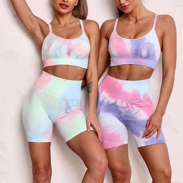 women high waist biker shorts gradient colorful yoga pants bulift leggings w89f outfit